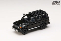 (Pre-Order) 1/64 Hobby Japan HJ642090BK Toyota Land Cruiser 70 (GDJ76W) 2023 Customized Version Attitude Black Mica