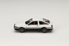 (Pre-Order) 1/64 Hobby Japan HJ643008WB Toyota Sprinter Truneo (AE86) GT-APEX JDM Customized Version White/ Black