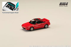 1/64 Hobby Japan HJ643056AR Toyota MR2 1600G-Limited Super Charger 1988 T Bar Roof Super Red Ⅱ