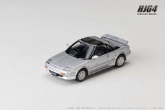 (Pre-Order) 1/64 Hobby Japan HJ643056AS Toyota MR2 1600G-Limited Super Charger 1988 T Bar Roof Silver Metallic