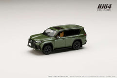 (Pre-Order) 1/64 Hobby Japan HJ643061BGR Lexus LX600 Offroad Terrane Khaki Mica Metallic w/ Hazel Interior