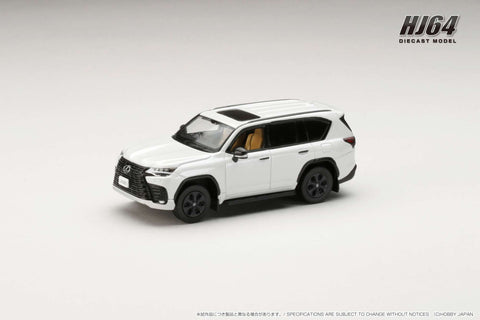 (Pre-Order) 1/64 Hobby Japan HJ643061BW Lexus LX600 Offroad Sonic Quartz w/ Hazel Interior
