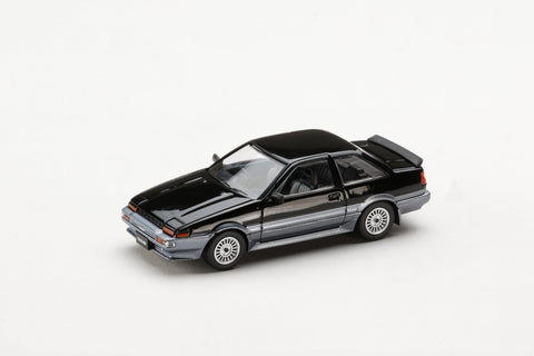 (Pre-Order) 1/64 Hobby Japan HJ643095BS Toyota Sprinter Trueno GT APEX (AE86) 2 Door Late Version Black/ Gray