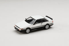 (Pre-Order) 1/64 Hobby Japan HJ643095WK Toyota Sprinter Trueno GT APEX (AE86) 2 Door Late Version White/ Black