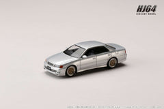 (Pre-Order) 1/64 Hobby Japan HJ644072S Toyota Chaser Tourer V (JZX100) 1998 JDM Style Silver Metallic