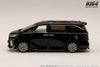 (Pre-Order) 1/64 Hobby Japan HJ644076ABK Lexus LM 500h Customized Version 4-Seater Graphite Black Glass Flake