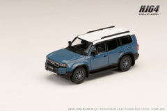 1/64 Hobby Japan HJ644081BLW Toyota Land Cruiser 250 Smokey Blue LHD