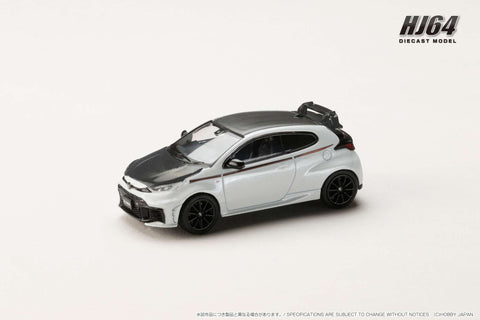 (Pre-Order) 1/64 Hobby Japan HJ644087PW Toyota GR Yaris RZ High Performance 2024 Customized Version Platinum White Pearl Mica