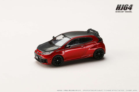 (Pre-Order) 1/64 Hobby Japan HJ644087R Toyota GR Yaris RZ High Performance 2024 Customized Version Emotional Red II