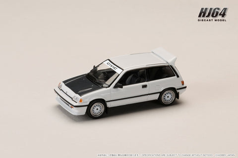 (Pre-Order) 1/64 Hobby Japan HJ645029W Honda Civic (AT) Late Version/ JDM Street Race White