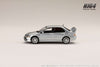 (Pre-Order) 1/64 Hobby Japan HJ645054S Mitsubishi Lancer Evolution 9 GSR Silver w/ Engine Display Model