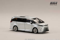 (Pre-Order) 1/64 Hobby Japan HJ645076BW Lexus LM Customized Version 6 Seater 500h Sonic Quartz w/ Black Interior