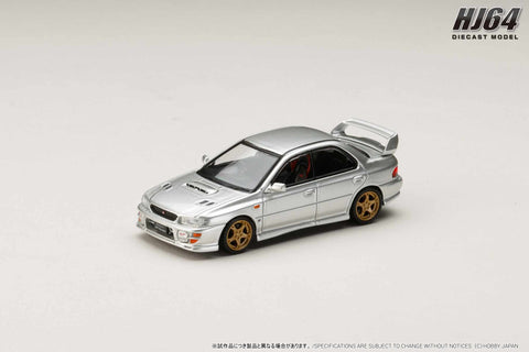 (Pre-Order) 1/64 Hobby Japan HJ646013AS Subaru Impreza WRX STI Ver.6 (GC8G) 1999 Silver