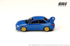 (Pre-Order) 1/64 Hobby Japan HJ647041BL Subaru Impreza 22B STi Version (GC8) Rally Base Car Carbon Blue