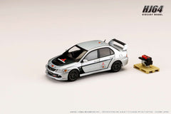 1/64 Hobby Japan HJ648054S Mitsubishi Lancer Evolution 9 MR GSR Rally Replica Cool Metallic