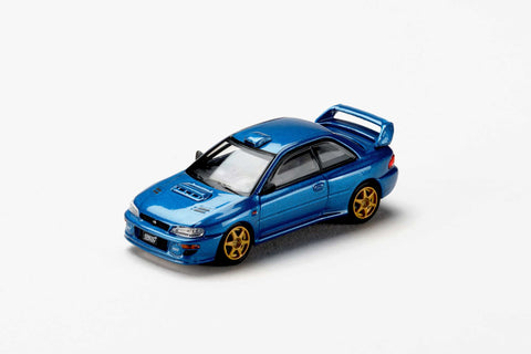 1/64 JDM64 HJDM003B-10 Subaru Impreza-22B STi Version (GC8) JDM Style Sonic Blue Mica