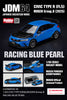 (Pre-Order) 1/64 JDM64 HJDM005B-30 Honda Civic Type R (FL5) Mugen Group.B 2025 Racing Blue Pearl