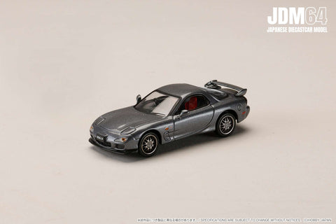 1/64 JDM64 HJDM007A-12 Mazda RX-7 (FD3S) Spirit R Type A Titanium Gray Metallic