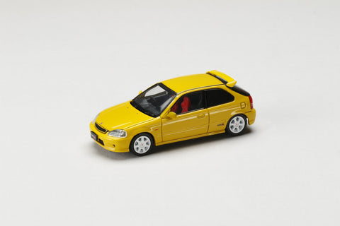 1/64 JDM64 HJDM001-2 Honda Civic Type R (EK9) Yellow