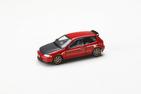 1/64 JDM64 HJDM002-8 Honda Civic (EG6) SIR-Ⅱ JDM Style Red