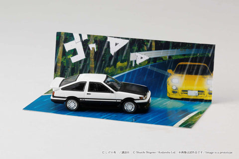 1/64 Hobby Japan HJDMD008A Toyota Corolla Levin (AE86)/ Initial D Wataru Akiyama VS Keisuke Takahashi