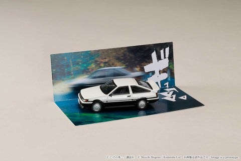 1/64 JDM64 HJDMD008B Toyota Corolla Levin (AE86)/ Initial D Wataru Akiyama VS Takumi Fujiwara