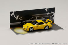 (Pre-Order) 1/64 Hobby Japan HJDMDR002A Mazda RX-7 (FD3S) RedSuns/ Initial D Keisuke Takahashi VS Takumi Fujiwara