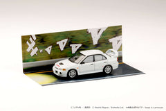 (Pre-Order) 1/64 Hobby Japan HJDMDR005 Mitsubishi Lancer RS Evolution 4/ Initial D Seiji Iwaki VS Takumi Fujiwara