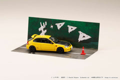 (Pre-Order) 1/64 Hobby Japan HJDMDR007 Honda Civic (EK9) Todo School/ Initial D Tomoyuki Tachi VS Takumi Fujiwara