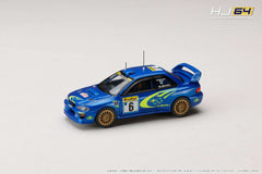 (Pre-Order) 1/64 Hobby Japan HJR645041B Subaru Impreza WRC 1999 #6 Monte Carlo