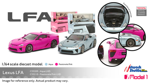 1/64 Model 1 C33210 Lexus LFA Passionate Pink LHD