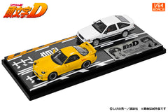 1/64 Modeler's MD64216 Initial D Set Vol.16 Akiyama Wataru's Levin Turbo (AE86) & Takahashi Keisuke's RX-7 (FD3S)