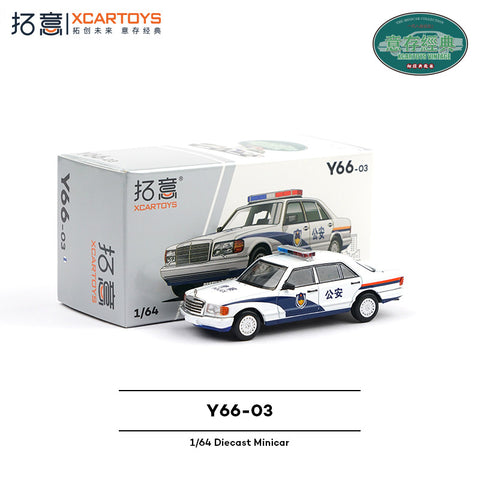 1/64 XCarToys Y66-03 Mercedes-Benz 560SEL W126 China Police