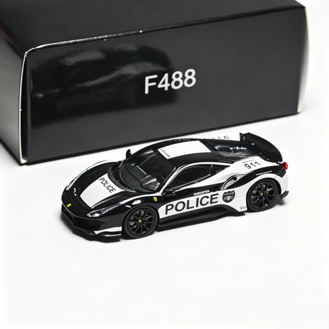 1/64 Ichiban Model IMF488PP Novitec 488 Pista Police