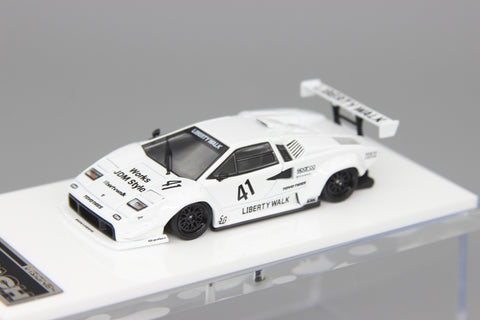 1/64 Vision64 VLCWD Lamborghini Countach LP500 Bianco Comes (White) Deluxe Version