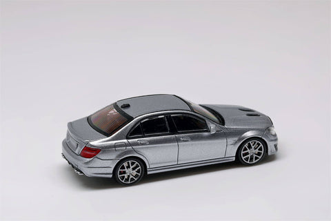 1/64 King Model KM004-04 Mercedes-Benz C63 AMG W204 Titanium Gray