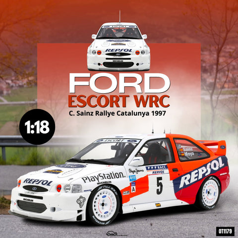 (Pre-Order) 1/18 OttOmobile OT1179 Ford Escort WRC Rallye Catalunya 1997 C. Sainz