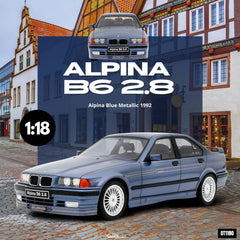 (Pre-Order) 1/18 OttOmobile OT1180 Alpina B6 2.8 1992 Alpina Blue Metallic