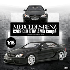 (Pre-Order) 1/18 OttOmobile OT1191 Mercedes-Benz C209 CLK DTM AMG Coupe 2004 Obsidian Black Metallic