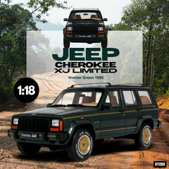 (Pre-Order) 1/18 OttOmobile OT1204 Jeep Cherokee XJ Limited 1995 Hunter Green