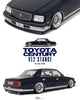 (Pre-Order) 1/18 OttOmobile OT1218 Toyota Century V12 Stance 2008 Blue Mica