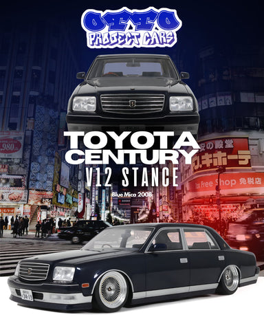(Pre-Order) 1/18 OttOmobile OT1218 Toyota Century V12 Stance 2008 Blue Mica