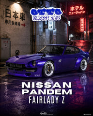 (Pre-Order) 1/18 OttOmobile OT1335 Nissan Pandem Fairlady Z 2015 Blue Metallic