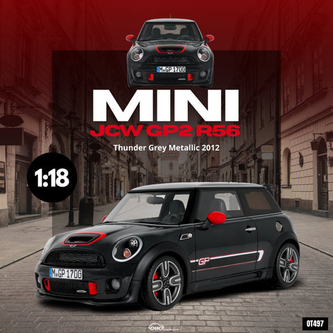 (Pre-Order) 1/18 OttOmobile OT497 Mini JCW GP2 R56 2012 Thunder Grey Metallic