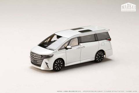 (Pre-Order) 1/43 Mark43 PM43156AW Toyota Alphard Executive Lounge Platinum White Pearl Mica