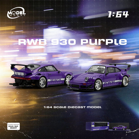 (Pre-Order) 1/64 Model Model MM64-RWB930-003 RWB 930 Purple