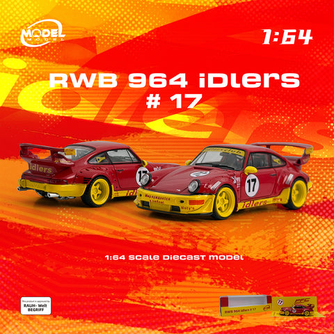 (Pre-Order) 1/64 Model Model MM64-RWB964-003 RWB 964 idlers #17