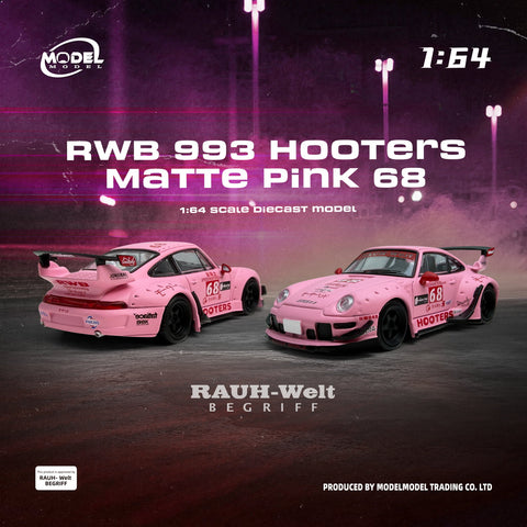 1/64 Model Model MM64-RWB993-013 RWB 993 Hooters Matte Pink #68