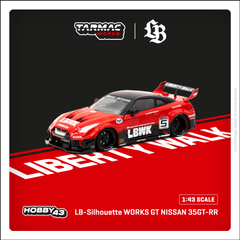 (Pre-Order) 1/43 Tarmac T43-022-SIL LB-Silhouette Works GT Nissan 35GT-RR Silhouette