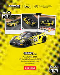 (Pre-Order) 1/43 Tarmac T43-030-25FUJ13 Porsche 911 GT3 R GT World Challenge Asia 2025 Phantom Global Racing Sun Jingzu/ Adderly Fong